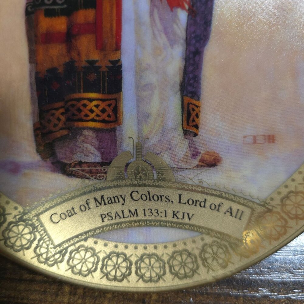 Thomas Blackshear II Coat Of Many Colors Lord Of All Collector Plate #1776 - Picture 2 of 9
